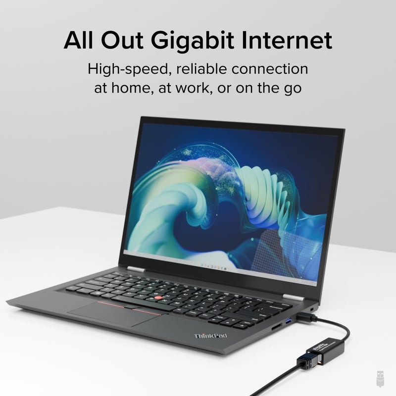 Plugable USB to Ethernet Adapter, USB 3.0 to Gigabit Ethernet, Compatible with Windows 11, 10, 8.1, 7, XP, macOS, Linux, Chrome OS - Image 2